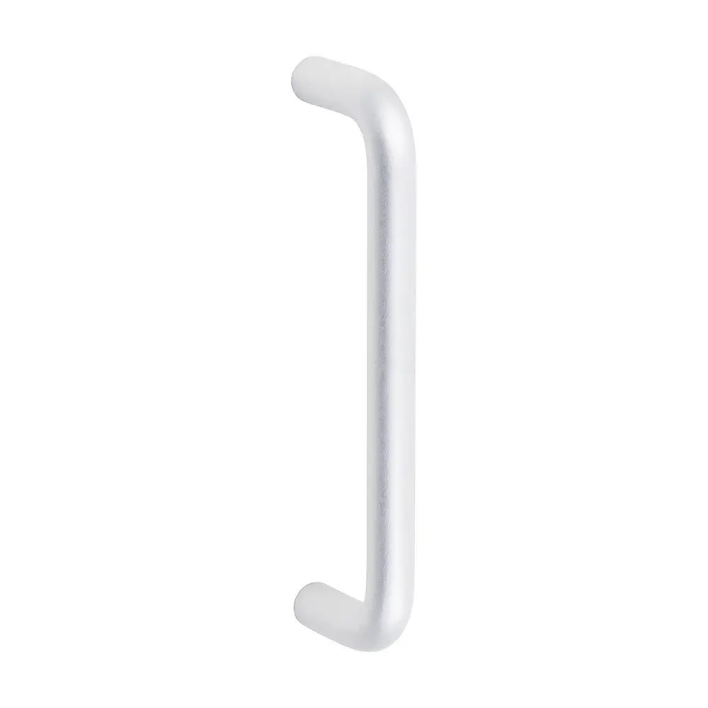 D Shaped Cabinet Handle - 100mm, Satin Anodised Aluminium