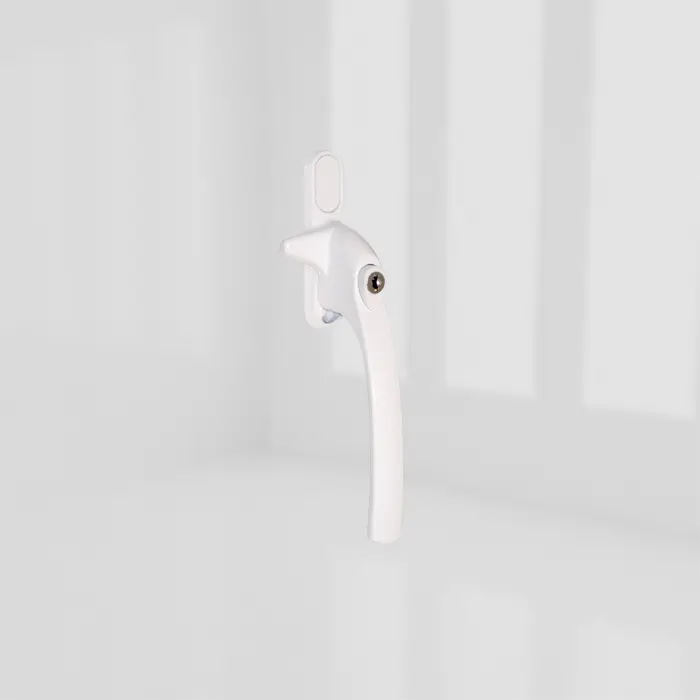 greenteQ ALPHA Cockspur Window Handle - Polished Chrome