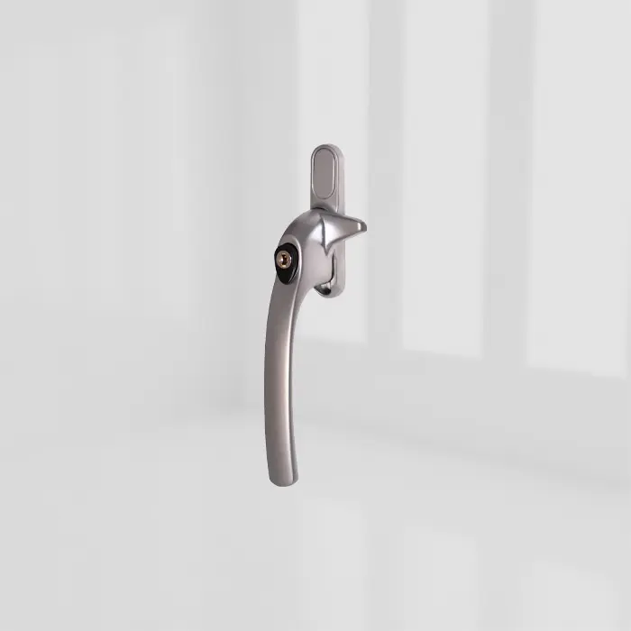 greenteQ ALPHA Cockspur Window Handle - Satin Chrome