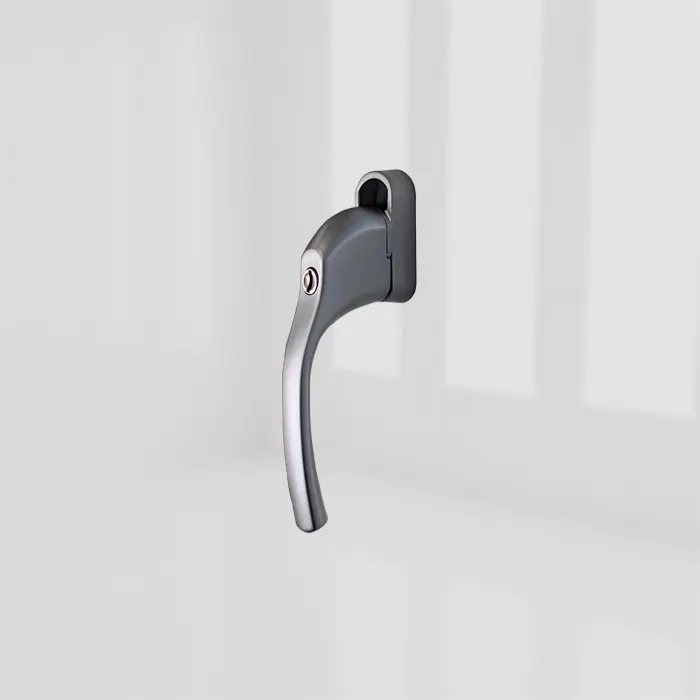 greenteQ ALPHA Tilt & Turn Window Handle - Tilt & Turn, Satin Chrome, 40mm