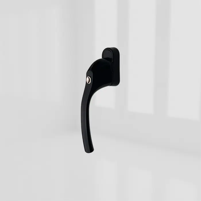 greenteQ ALPHA Tilt & Turn Window Handle - Tilt & Turn, Black, 40mm