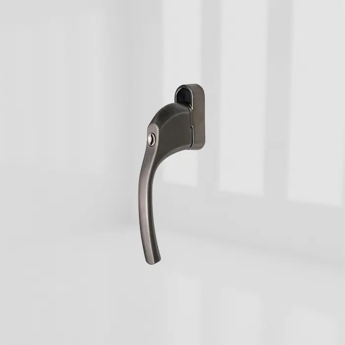 greenteQ ALPHA Tilt & Turn Window Handle - Tilt & Turn, Enduro Steel, 40mm