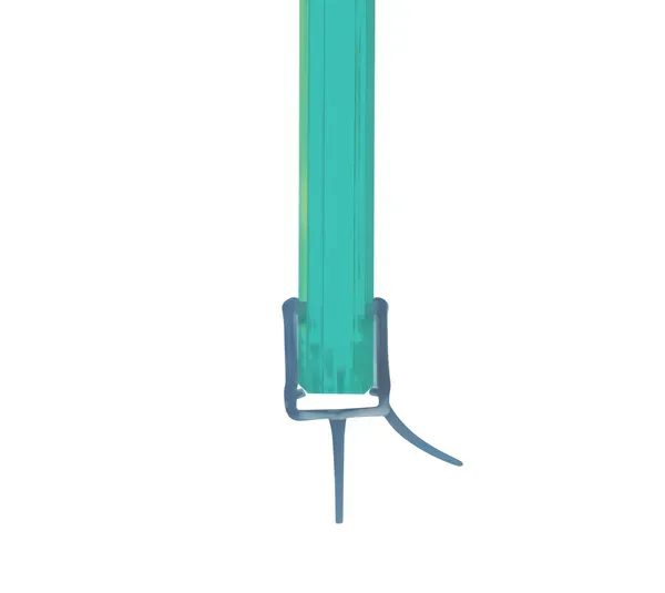 Bohle Shower Door Seals - With Lower Sealing Lip and Water Deflector / 6 - 8mm Glass (2,160mm Length)