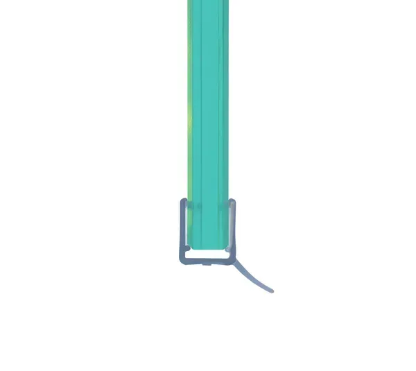 Bohle Shower Door Seals - With Short Water Deflector / 6 - 8mm Glass (2,160mm Length)