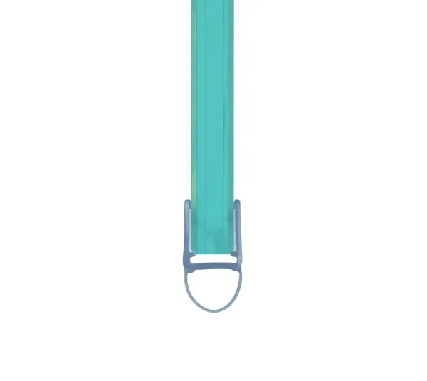 Bohle Shower Door Seals - With Bellows / 10 - 12mm Glass (2,160mm Length)