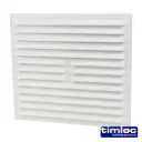 Plastic Louvre Grille Vent - Standard, 260mm x 235mm, White