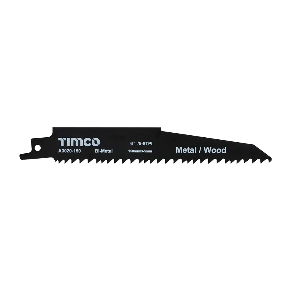 Reciprocating Saw Blades - 150mm Bi-Metal - S922BF - Pack of 5