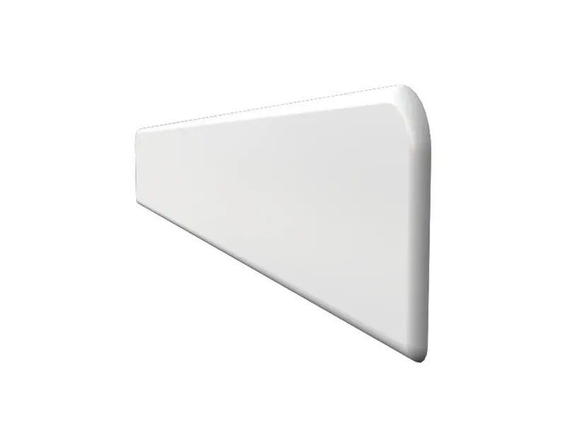 uPVC End Caps - 300mm - White