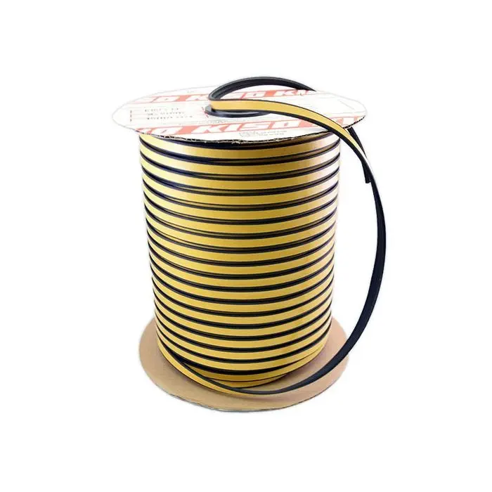 KISO EPDM 'Dry Glaze' Profile Tape - 9mm x 3mm - 141 Profile