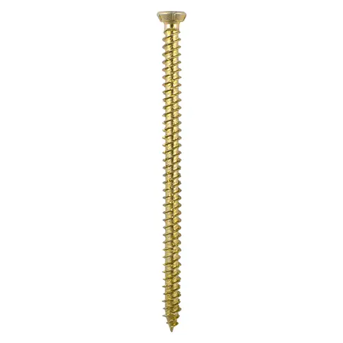 Multi-Fix Concrete Screws - Countersunk - 7.5 x 40mm - Box of 100 - Yellow