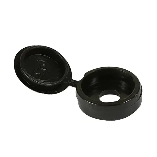 Hinged Screw Caps - Black