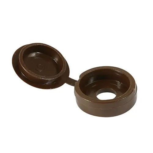 Hinged Screw Caps - Brown