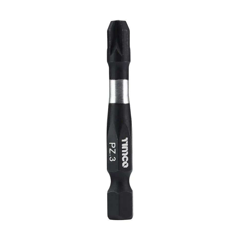 Impact Driver Bits - PZ No.3 x 50 - Pack of 5