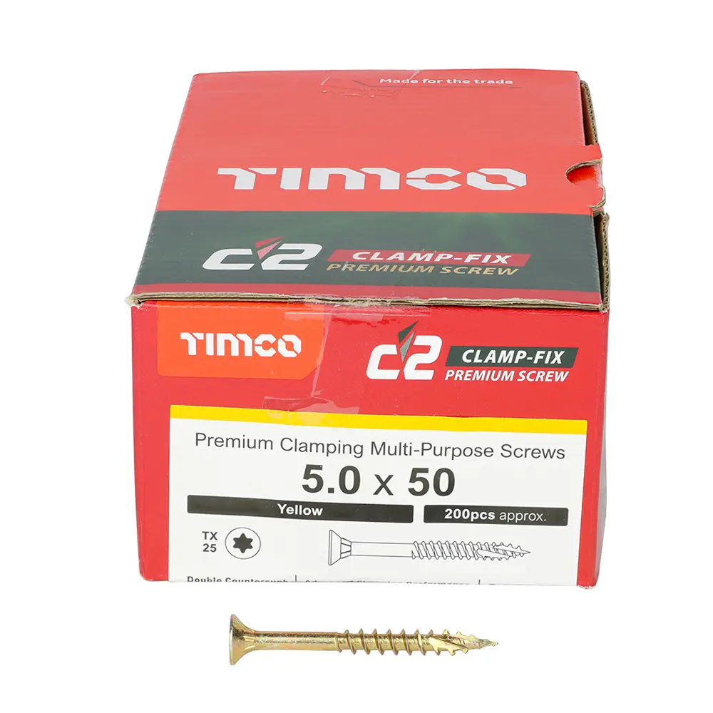 C2 Clamp-Fix - Double Countersunk - 5.0 x 50mm - Box of 200