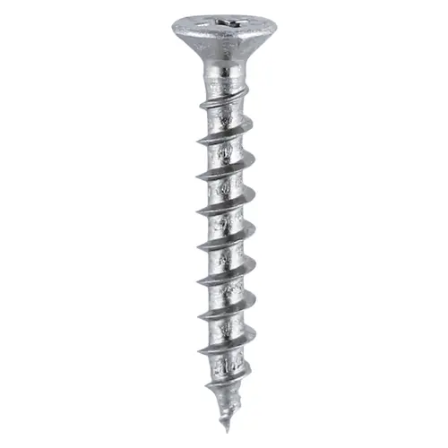 Window Fabrication Screws - Countersunk with Ribs - Gimlet Point - 4.8 x 25mm - Box of 1000
