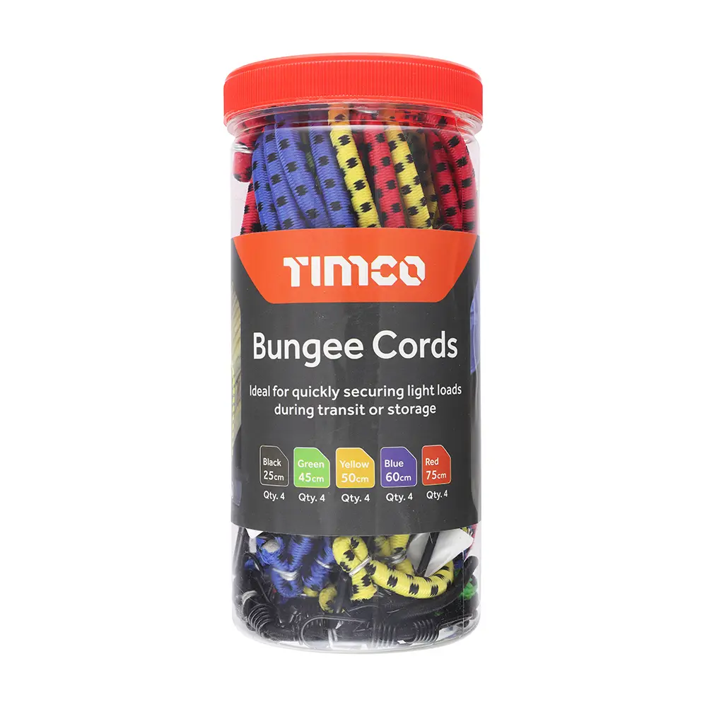 Bungee Cords - Mixed Pack of 20