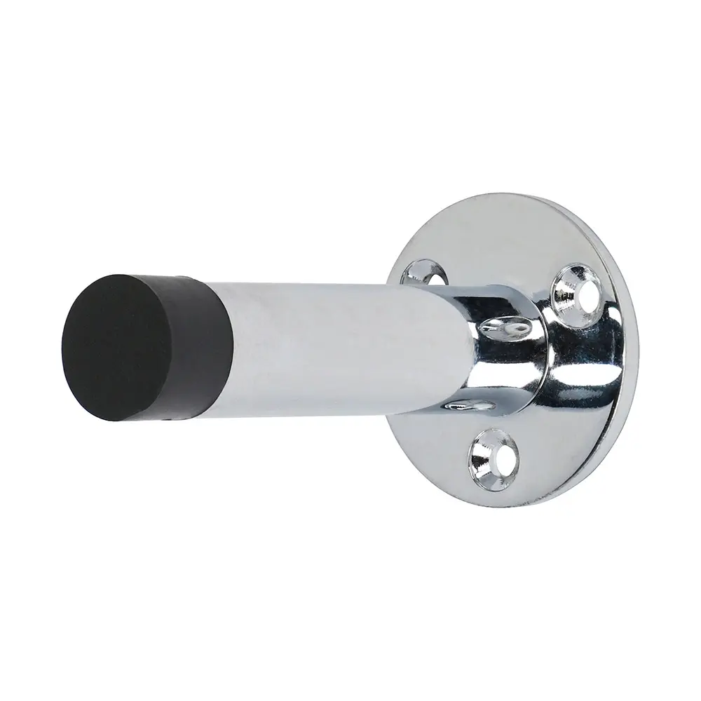 Projection Door Stop - Polished Chrome, 70mm