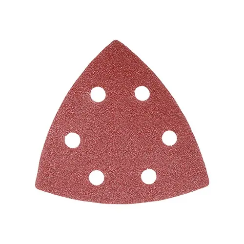 Delta Sanding Pads - Extra Fine - 180 Grit (Red), 95 x 95mm, Pack of 5