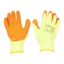Eco Grip Gloves - Crinkle Latex Coated Polycotton - X Large