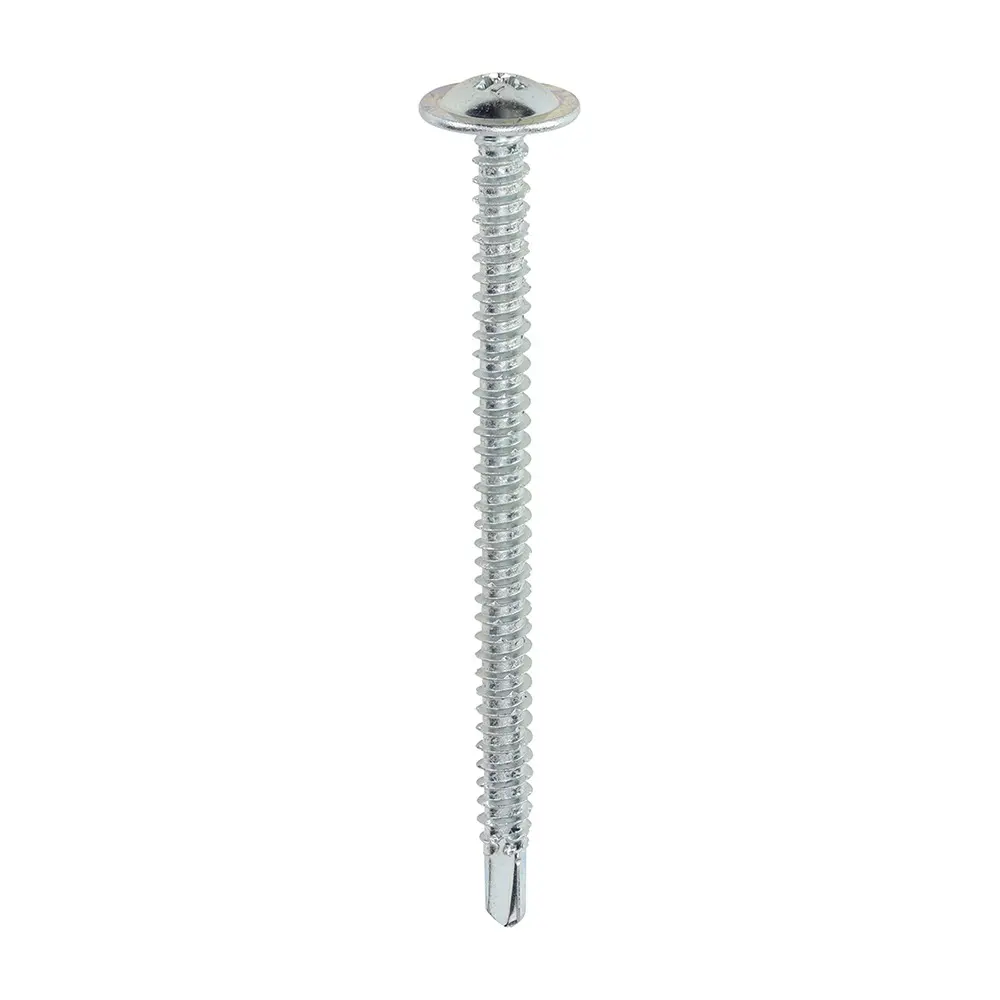 Baypole Screws - Wafer Flange - Self-Drilling Point - 4.8 x 70mm, Box of 200