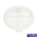 Timloc Push-in Soffit Vent - Pack of 10 - White, 70mm
