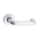 Contractors Lever On Rose Set - 52mm, Satin Anodised Aluminium, Box