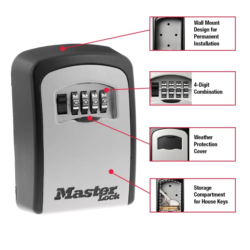 MASTER LOCK Key Safe - Wall Mounted