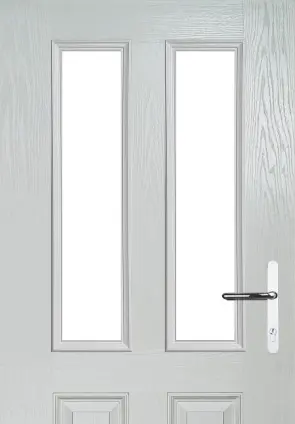 Composite Door Cassette - 9N - White - Half