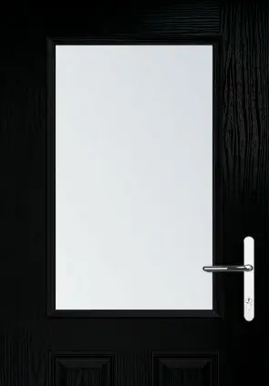 Composite Door Cassette - 9Q - Black - Half