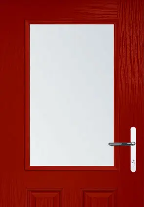 Composite Door Cassette - 9Q - Red - Half