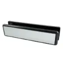 YALE Welseal 12" Letterbox - Silver with Black Frame, 40mm - 80mm