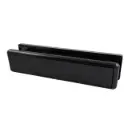 YALE Welseal 12" Letterbox - Black with Black Frame, 40mm - 80mm