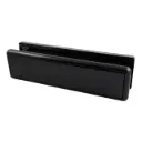 YALE Welseal 10" Letterbox - Black with Black Frame, 40mm - 80mm