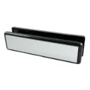 YALE Welseal 10" Letterbox - Silver with Black Frame, 40mm - 80mm