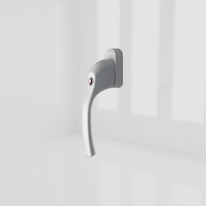 greenteQ ALPHA Tilt & Turn Window Handle - Tilt & Turn, White, 40mm