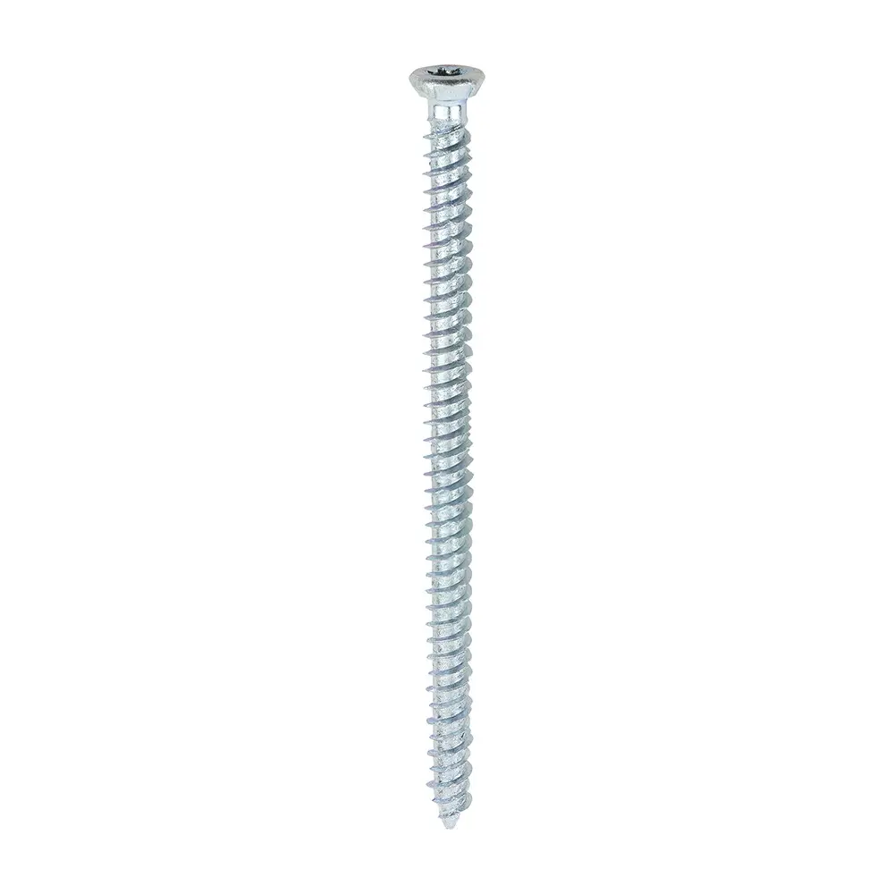 Multi-Fix Concrete Screws - Countersunk - 7.5 x 150mm - Box of 100 - Zinc