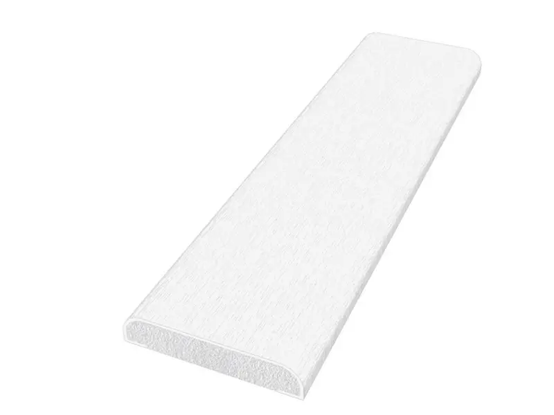 uPVC Window Trims - 28mm D Section - White - 5m