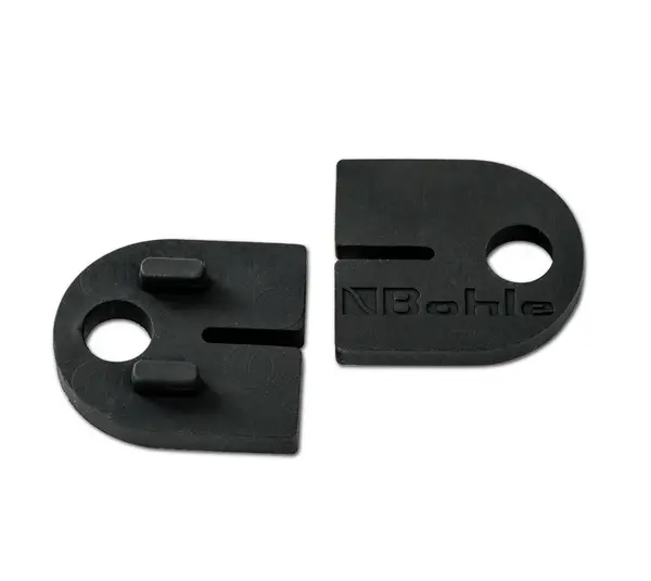 Bohle D-Shaped Clamp Fixing Inserts - 10mm Glass Inserts for 63 x 45mm Clamps