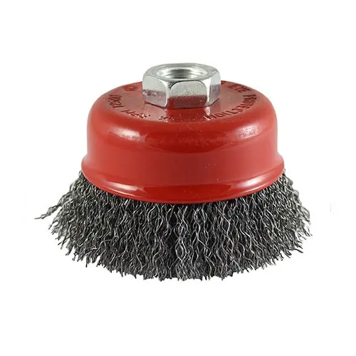 [TIM-50SCC] Drill Cup Brush - Crimped Steel Wire