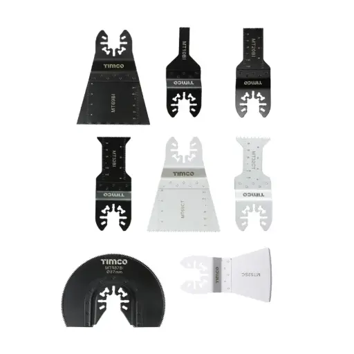 [TIM-MT8PSET] 8 Piece Multi-Tool Blade Set
