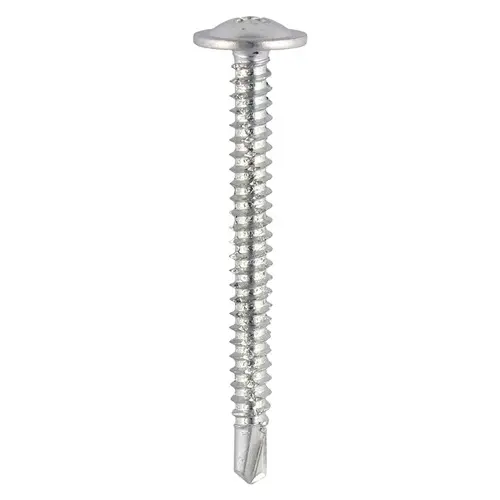 [TIM-290Z] Baypole Screws - Wafer Flange - Self-Drilling Point - 4.8 x 50mm, Box of 200