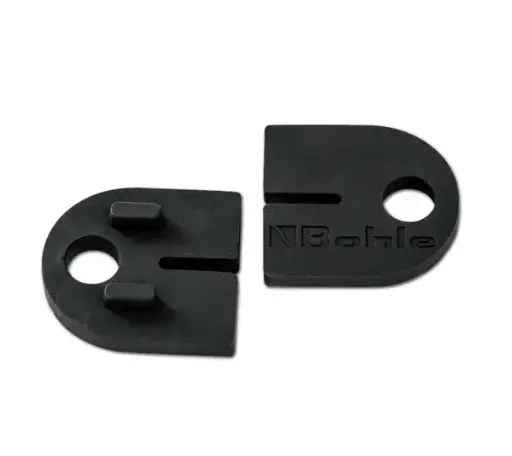 [BO8830100] Bohle D-Shaped Clamp Fixing Inserts - 10mm Glass Inserts for 63 x 45mm Clamps