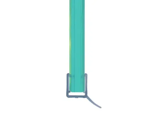 [BO5213491] Bohle Shower Door Seals - With Short Water Deflector / 6 - 8mm Glass (2,160mm Length)
