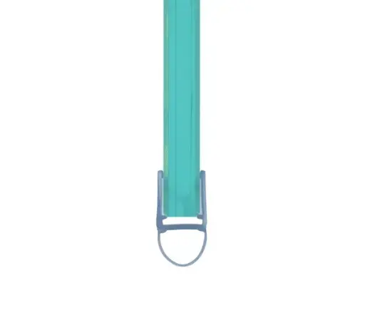 [BO5281020] Bohle Shower Door Seals - With Bellows / 10 - 12mm Glass (2,160mm Length)