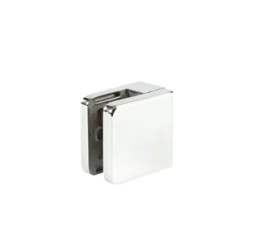 [BO8720516] Bohle Square Clamp Fixing - 45 x 45mm - Polished Stainless Steel for Square Tube, Box of 4 Clamps