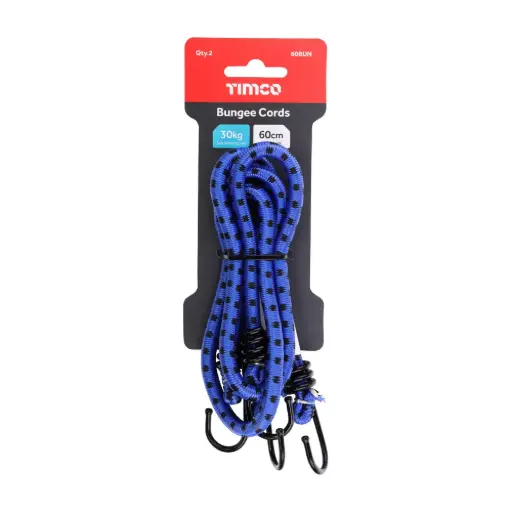 [TIM-60BUN] Bungee Cords - 60cm - Pack of 2