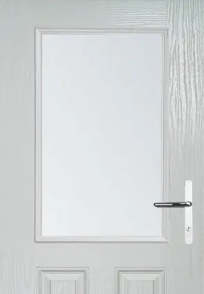 [9Q-White] Composite Door Cassette - 9Q - White - Half