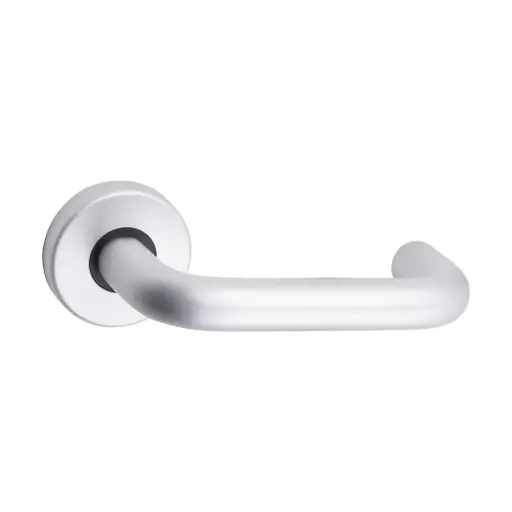 [TIM-200515] Contractors Lever On Rose Set - 52mm, Satin Anodised Aluminium, Blister Pack