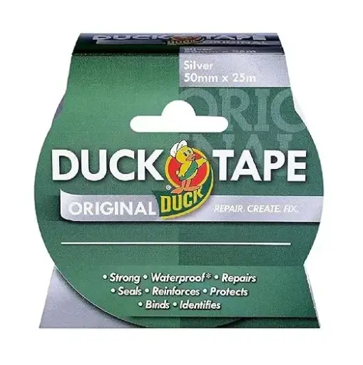 [SIL-DUCKSILV] Duck Tape Original - Silver, 50mm x 25m