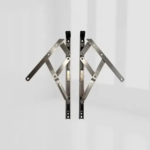 [2YFH0111] Egress Easy-Clean Window Hinges - 12" Side Hung Pair - Low Stack (13mm)